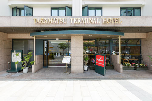 Takamatsu Terminal Hotell Exteriör bild